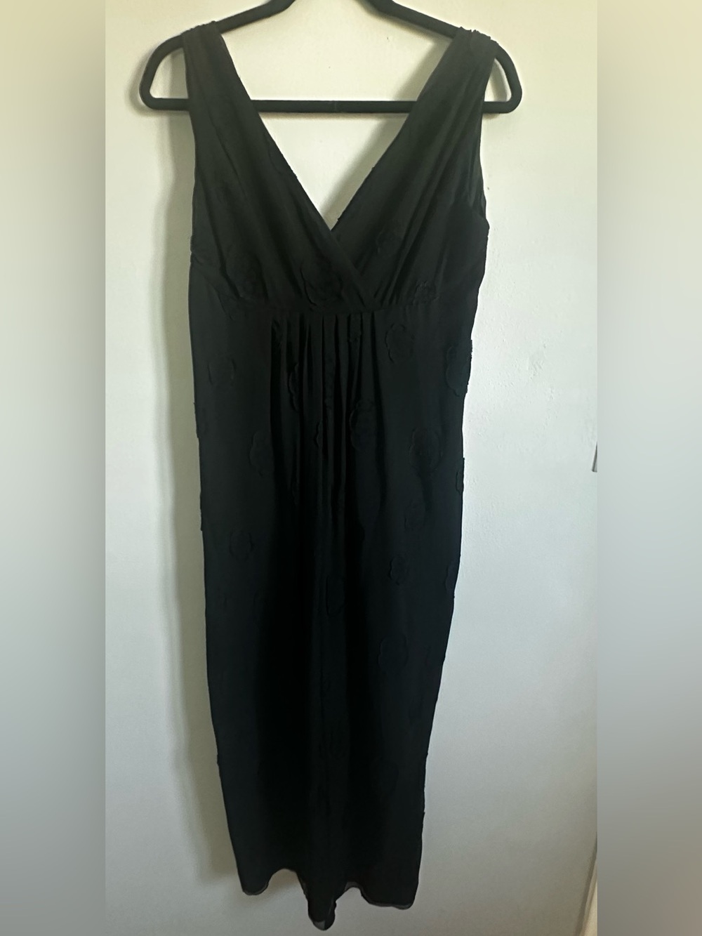 Chanel Vintage Camellia Silk Maxi Dress Eu 40 ♥️ Rare